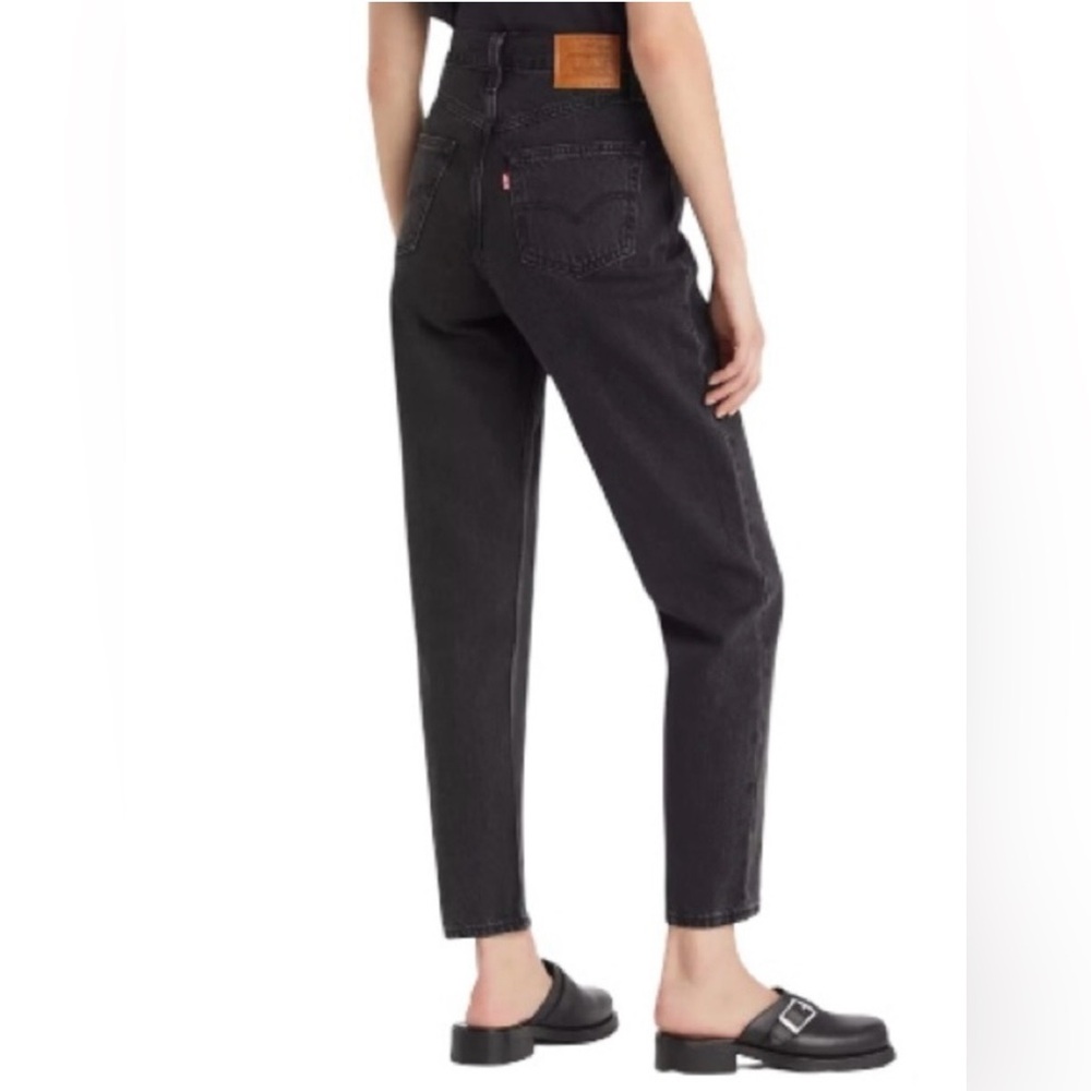 Levi’s Premium 80S Mom Jeans High-Waist Black 100% Cotton Size 28 - Picture 16 of 16
